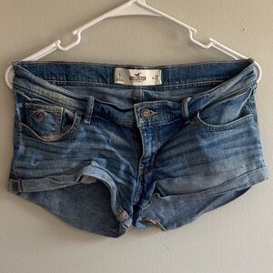 Hollister Women's Light Blue Jean Shorts 9